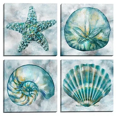 Kirkland's Elegant Shells Canvas Art Prints In Multi