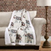 Kirkland's Elephant Sherpa Throw Blanket In Multi