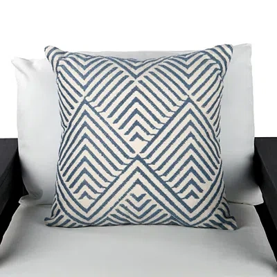 Kirkland's Embroidered Diamond Outdoor Pillow In Multi