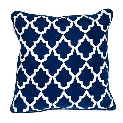 Kirkland's Embroidered Geometric Pillow In Multi