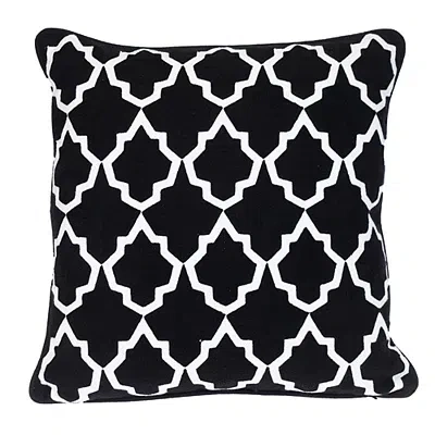 Kirkland's Embroidered Geometric Pillow In Multi