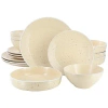 Kirkland's Emilia Stoneware 16pc. Dinnerware Set In White