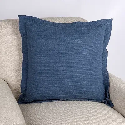 Kirkland's Emma Blue Flange Pillow
