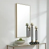 Kirkland's En Simple Rectangular Frame Wall Mirror In Gold