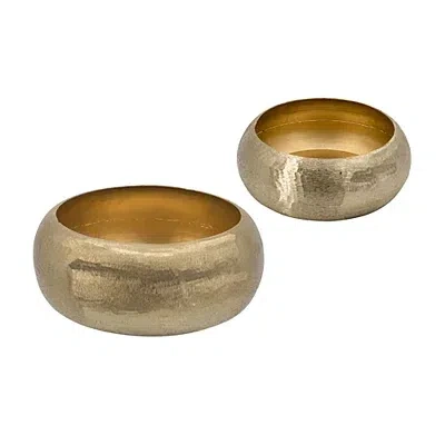 Kirkland's Etched Metal Bowls In Gold