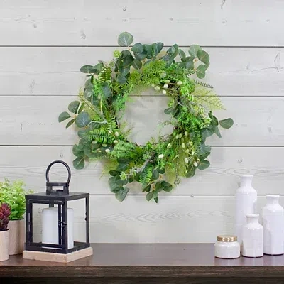 Kirkland's Eucalyptus Foliage Wreath In Green