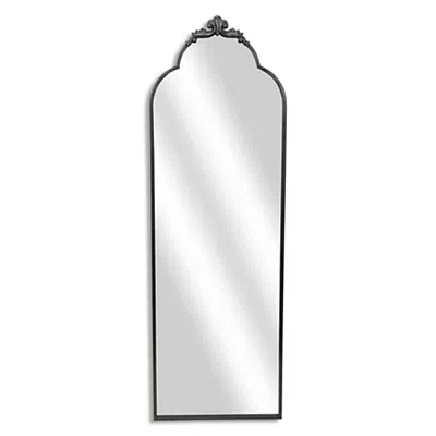 Kirkland's Everlaine Black Modern Victorian Leaner Mirror