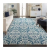 Kirkland's Everley Frieze Rug In Blue