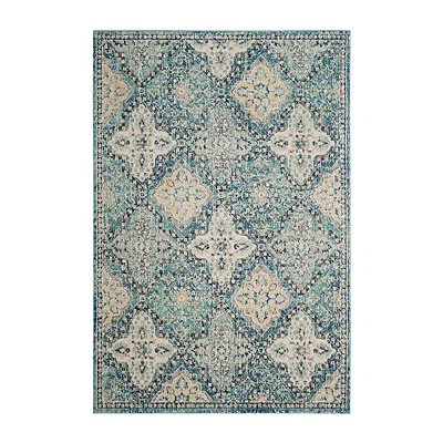 Kirkland's Everley Tile Rug In Green