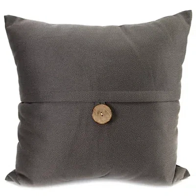 Kirkland's Fairview Button Pillow In Gray