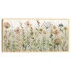 Kirkland's Fall Flower Sketch Framed Canvas Print In Multi
