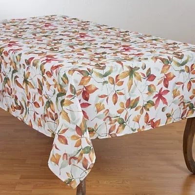 Kirkland's Falling Leaves Acorn Harvest Table Cloth In Multi