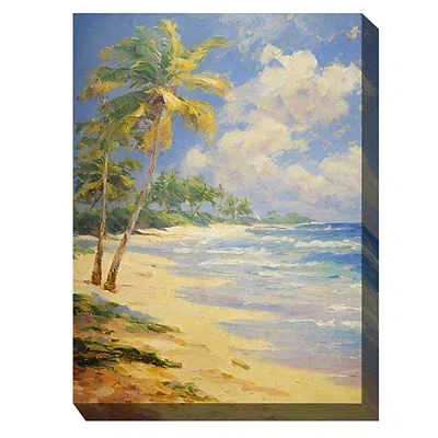 Kirkland's Faraway Island Outdoor Canvas Art Print In Multi