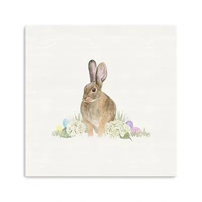 Kirkland's Farmhouse Easter Bunny Canvas Art Print In Multi