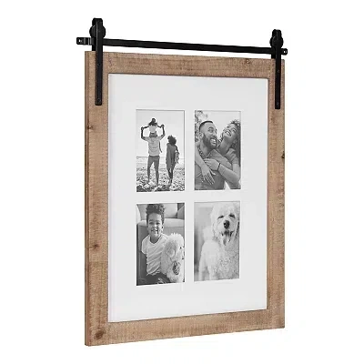 Kirkland's Farmhouse Wood And Metal Collage Frame In Black