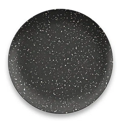 Kirkland's Faye Melamine Dinner Plates In Black