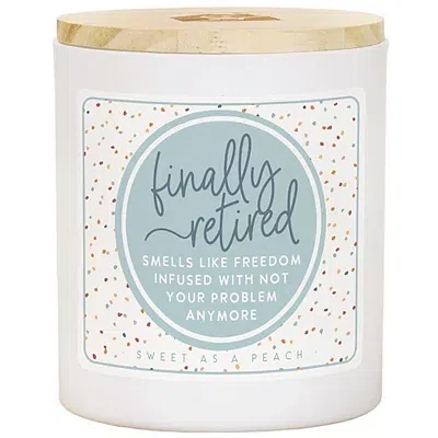 Kirkland's Finally Retired Sweet Peach 2-wick Jar Candle In Multi