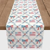 Kirkland's Flags And Bows 4th Of July Table Runner In White
