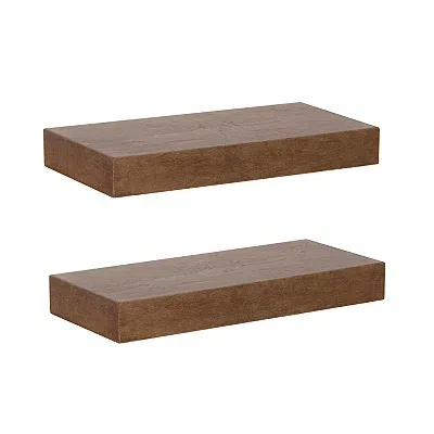 Kirkland's Floating Shelves In Brown