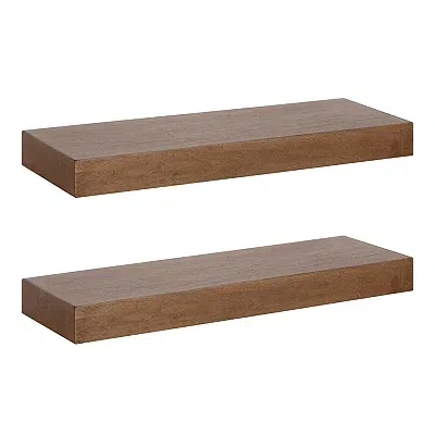 Kirkland's Floating Shelves In Brown