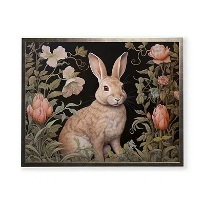 Kirkland's Floral Bunny Burrow Framed Art Print In Multi