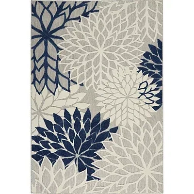 Kirkland's Floral Burst Outdoor Area Rug In Multi