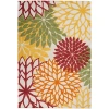 Kirkland's Floral Burst Outdoor Area Rug In Multi