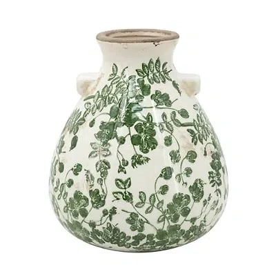 Kirkland's Floral Ceramic Jug Vase In Multi