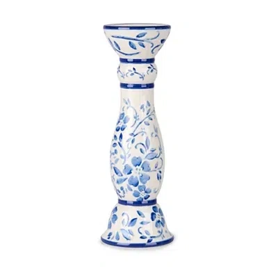 Kirkland's Floral Ceramic Taper Candle Holder In Multi