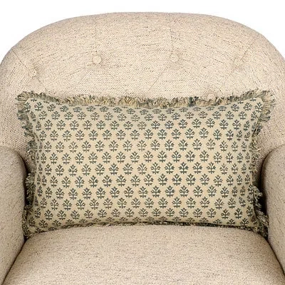 Kirkland's Floral Fringe Lumbar Pillow In Multi