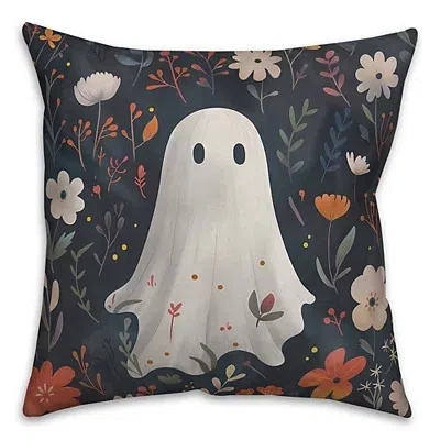 Kirkland's Floral Ghost Throw Pillow In Multi