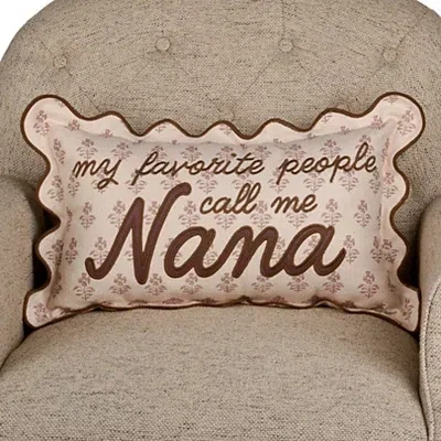 Kirkland's Floral Nana Lumbar Pillow In Brown