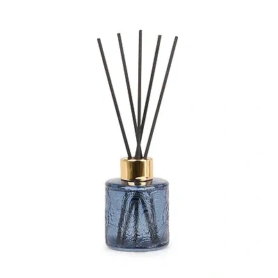 Kirkland's Floral Silk Embossed Diffuser Set In Blue