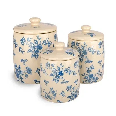 Kirkland's Floral Toile Canisters In Multi