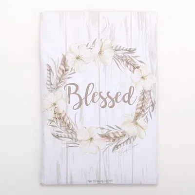 Kirkland's Floral Wreath Blessed Sachet In Gray