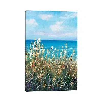 Kirkland's Flowers At The Coast Canvas Art Print In Multi