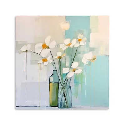 Kirkland's Flowers On The Window Canvas Art Print In Multi