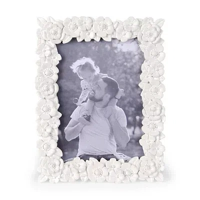 Kirkland's Flowers Picture Frame In White