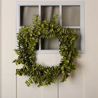 Kirkland's Foam Eucalyptus Wreath In Green
