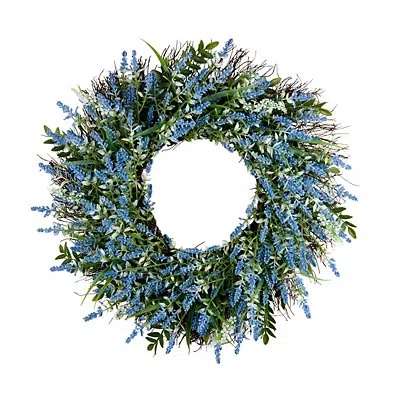 Kirkland's Foam Mixed Fern And Berry Wreath In Multi
