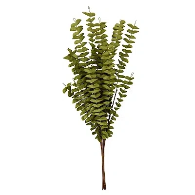 Kirkland's Foam Spiral Eucalyptus Bundle In Green