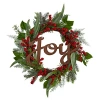 Kirkland's Foliage And Red Berry Joy Wreath In Multi