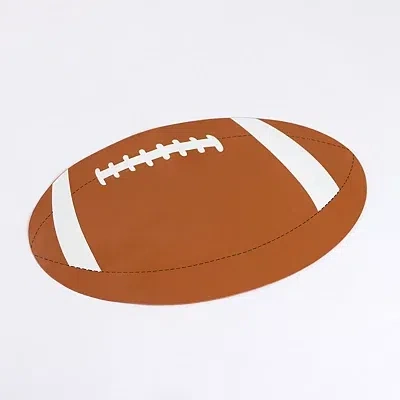 Kirkland's Football Shaped Placemat In Multi