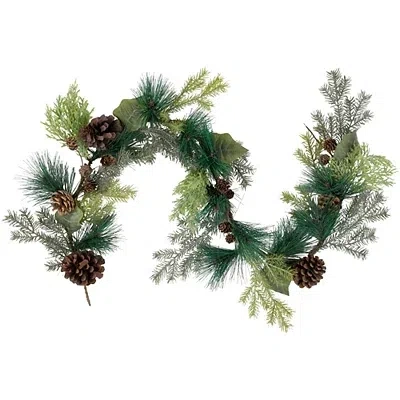 Kirkland's Forest Pinecone And Cedar Garland In Multi