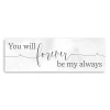 Kirkland's Forever Be My Always Canvas Art Print In White