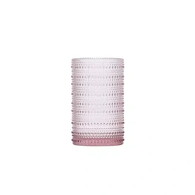 Kirkland's Fortessa Pink Bead Tall Glasses