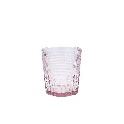 Kirkland's Fortessa Pink Malcolm Short Glasses