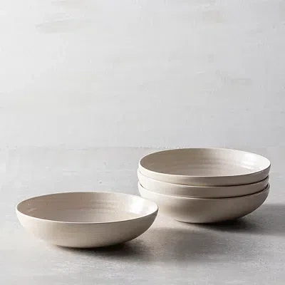 Kirkland's Fortessa Sand Ceramic Pasta Bowls In Brown