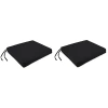Kirkland's French Edge Outdoor Chair Cushions In Black