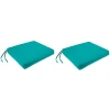 Kirkland's French Edge Outdoor Chair Cushions In Blue